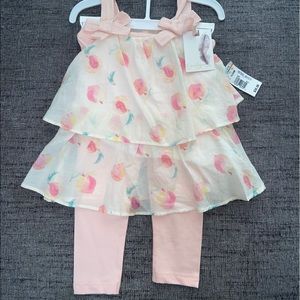 Jessica Simpson baby girl 2 piece set. NWT